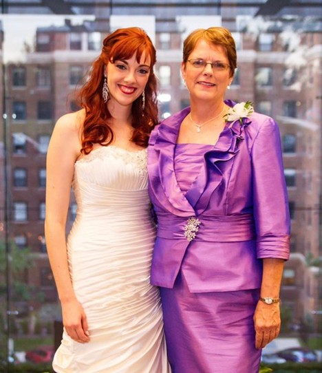 Kathy Sherrick, right, with her daughter Lucy